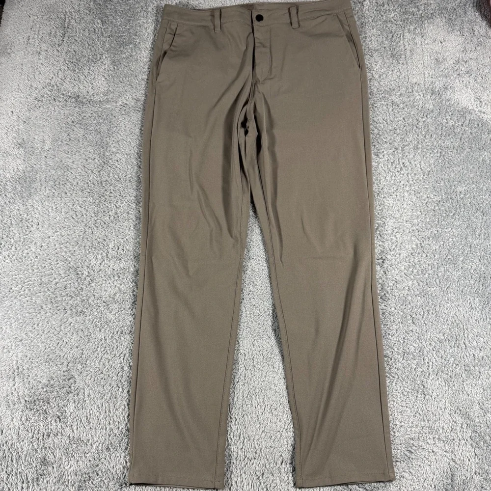 Lot of 2 Cuts AO Slim Fit Pants Mens 33x29 Performance Golf Chino Stretch Comfo